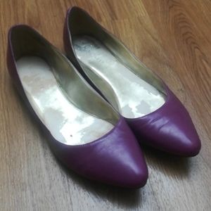 Nine West Speak Up Ballet Flats Magenta Sz 8.5